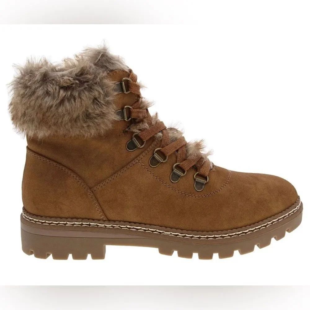 Corkys Challenge Casual Boots Cognac